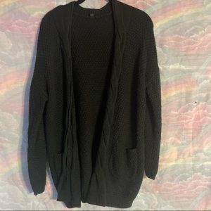 Black Knit Cover Up